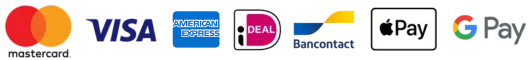 U kunt betalen met Visa, Mastercard, PayPal en Crypto.