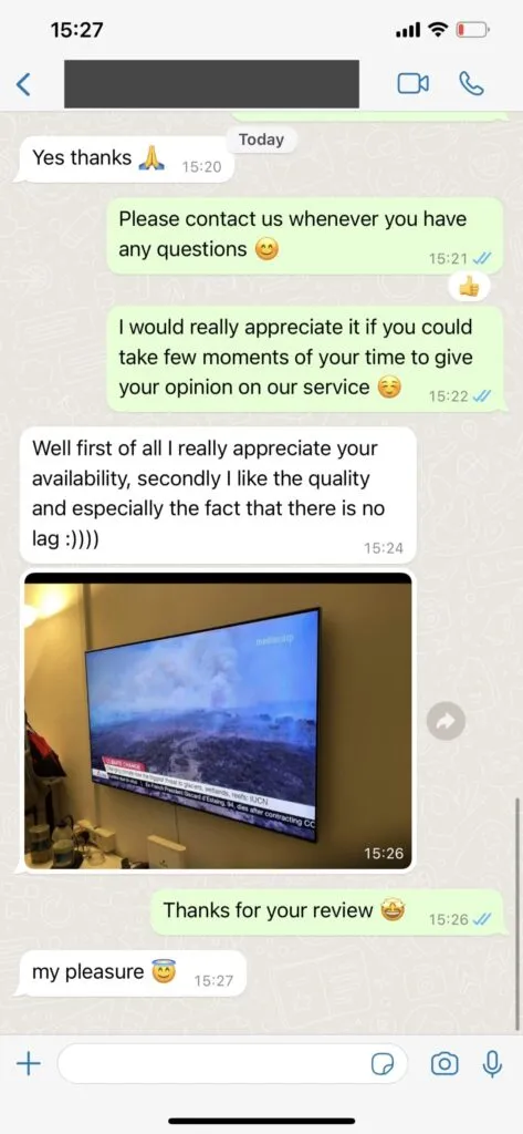 Klanttevredenheid WhatsApp - Feedback 2