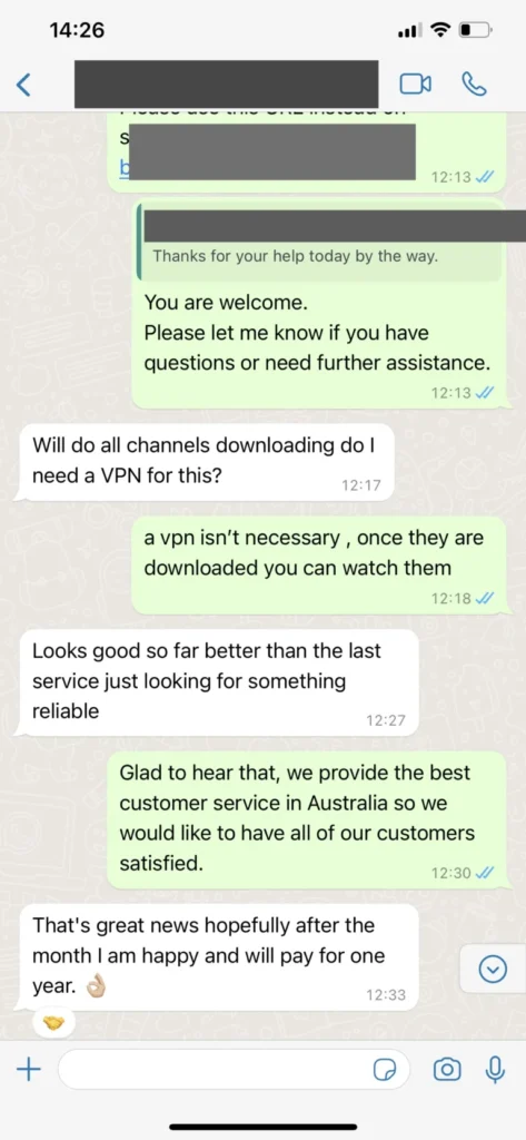 Abonnement verlenging WhatsApp - Bevestiging 3